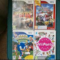 Lotto 4 Giochi Nintendo Wii Originali.