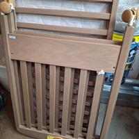 Lettino completo di materasso e paracolpi