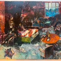 Robert Carroll - Olio su tela