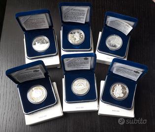 ARGENTO _ 10000 lire SAN MARINO _ PROOF FDC