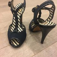 Sandalo blu originale Moschino n.39