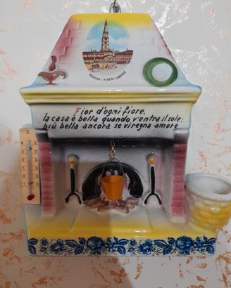souvenir caminetto in ceramica  anni  60