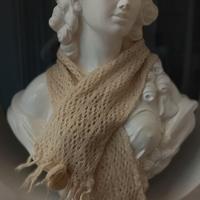 Sciarpa con rosellina da bimba