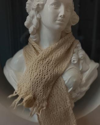 Sciarpa con rosellina da bimba