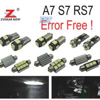 KIT 16 LAMPADE LED INTERNE PER AUDI A7 S7 RS7 C7 Q