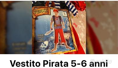 Vestito carnevale pirata