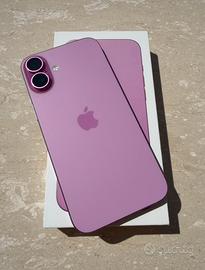 iPhone 16 plus, 128GB, colore rosa, in garanzia