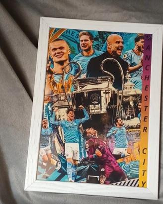 Poster Manchester City – Stampa artistica con corn