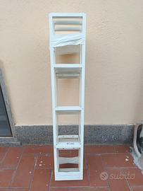 Ikea LERBERG porta CD/DVD bianco 5 pezzi