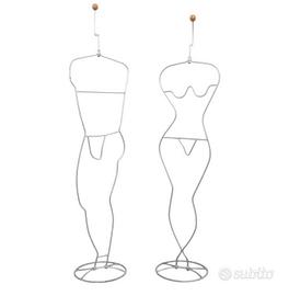 Coppia di appendiabiti vintage Häpen Ikea anni 80 