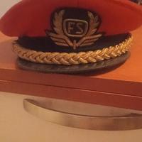 cappello delle ferrovie dello stato vintage 
