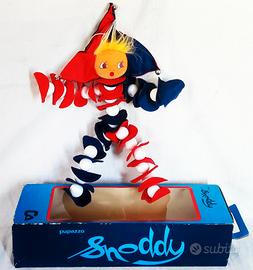 pupazzo Snoddy design prima infanzia vintage