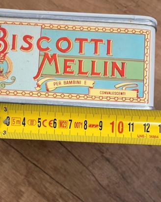 Scatola biscotti MELLIN del 1968