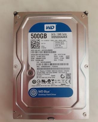 HARD DISK WD 500 GB