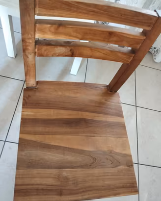 sedie legno Tek