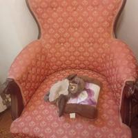 poltrona da camera antica 800 