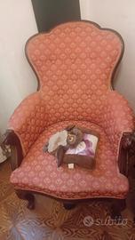 poltrona da camera antica 800 