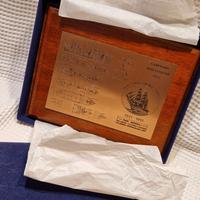 Targa commemorativa in bronzo Amerigo Vespucci