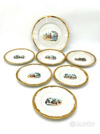 Set per dolce ceramica Richard Ginori 1950’s