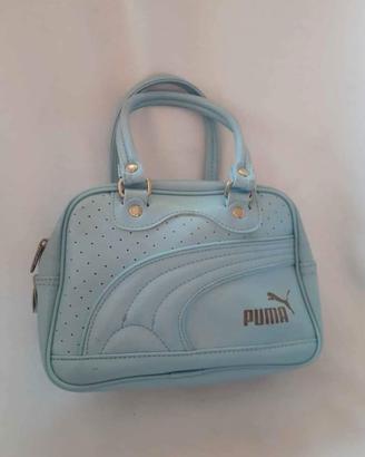 Borsa bauletto Puma azzurra 