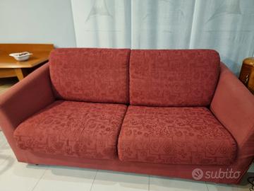 Divano Letto Matrimoniale Poltronesofà - Rosso con