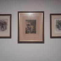 Trittico  di stampe d'epoca