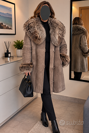 Giaccone donna in Montone Shearling collo Murmasky