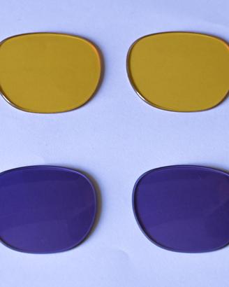 Coppie lenti per Moscot Lemtosh 46 Giallo e Viola