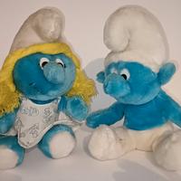 Puffi coppia di peluche 