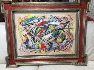 Quadro Tancredi Parmeggiani acrilico su tela 1961