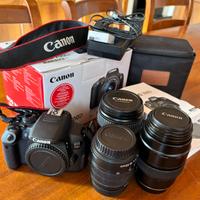 Canon eos 700d + 3 obiettivi
