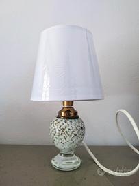 lampada in vetro vintage 