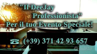 Dj professionista per matrimoni & eventi esclusivi