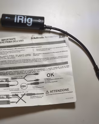 Interfaccia Audio iRig IK per Chitarra/Basso/altro
