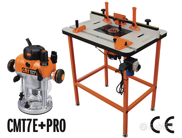 Elettrofresatrice + tavolo CMT7E + PRO