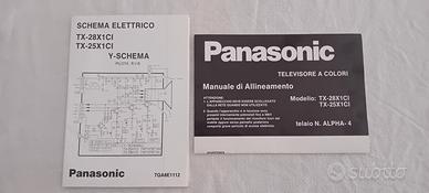 Schema elettrico+man.allineam. TV Panasonic
