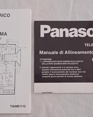 Schema elettrico+man.allineam. TV Panasonic