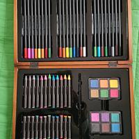 valigetta kit colori per disegno 60 pz.