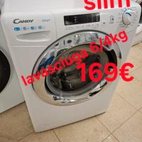 lavasciuga Candy slim 6/4kg 1300 giri