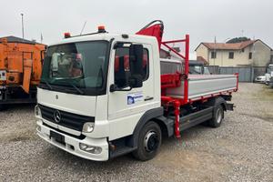 Mercedes Atego ribaltabile e gru Targa Gialla