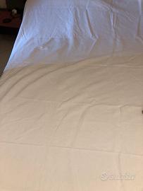 Lenzuolo matrimoniale di lino tre teli