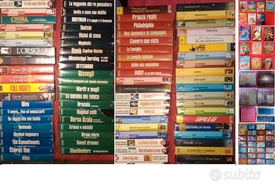 Cassette films originali in VHS (80), DVD, e altro