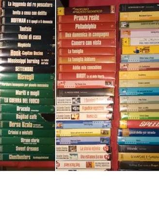 Cassette films originali in VHS (80), DVD, e altro