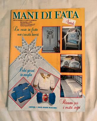 Vintage 1986 Rivista Mani di Fata Natale N.12