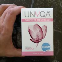 Coppetta mestruale nuova marca Unyqa taglia Small