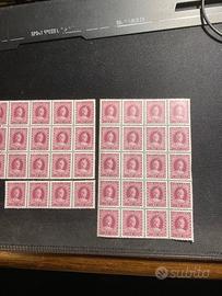 Francobolli da 100 lire