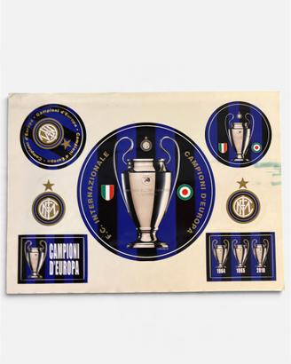 7 Stickers Inter plastificati