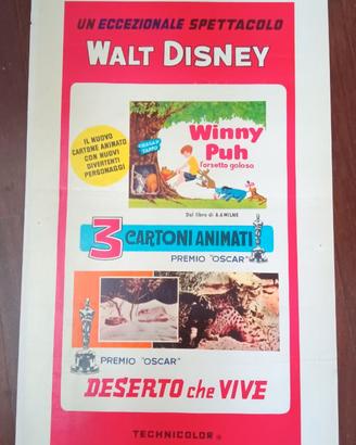 Locandina Walt Disney cartoni animati 1967