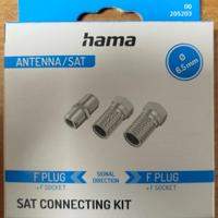 HAMA SET ADATTATORI 2PZ SAT M e 1PZ F/F 6,5mm