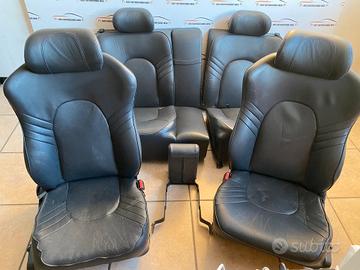 Kit sedili e pannelli Saab 9000 Aero in pelle nera